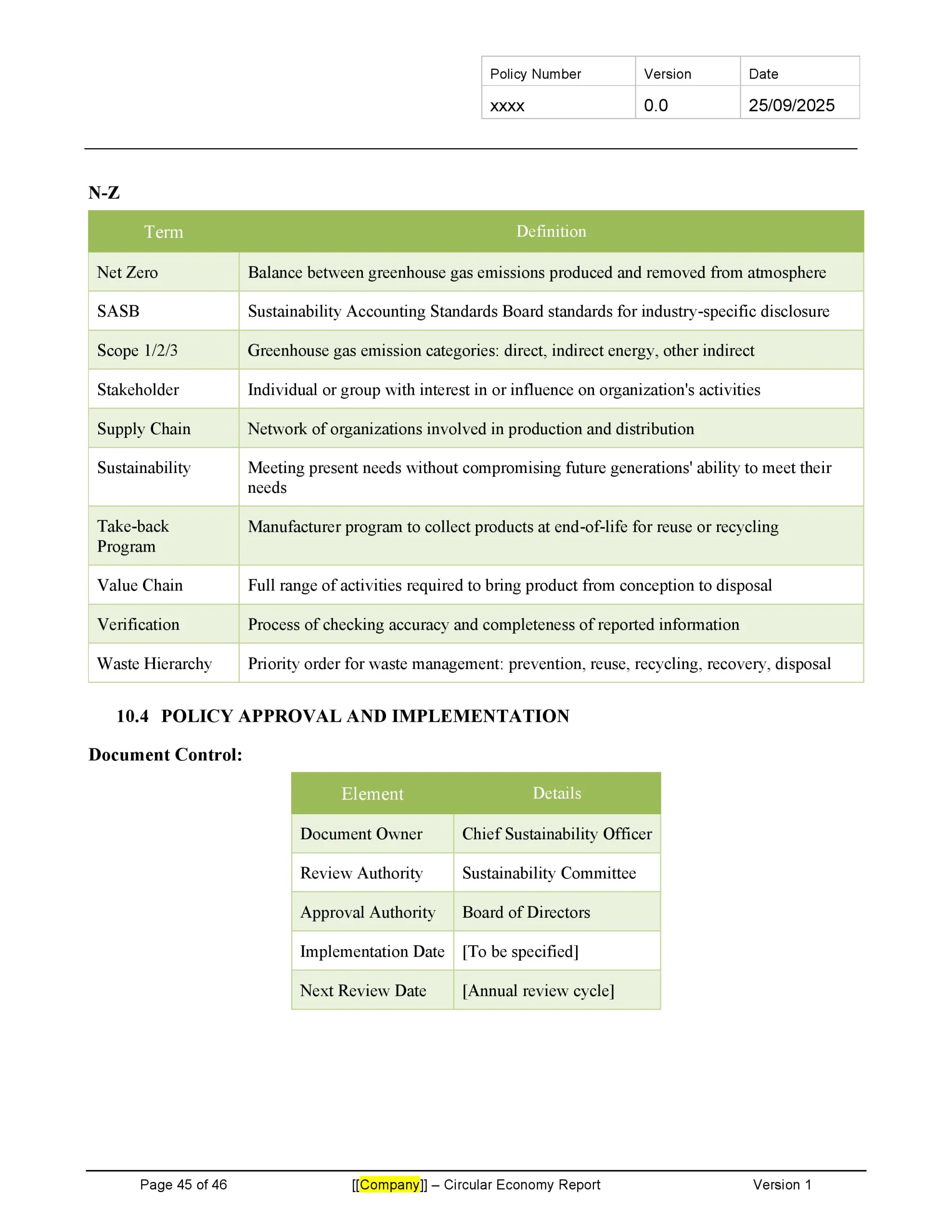 Circular Economy Report Template - Image 9