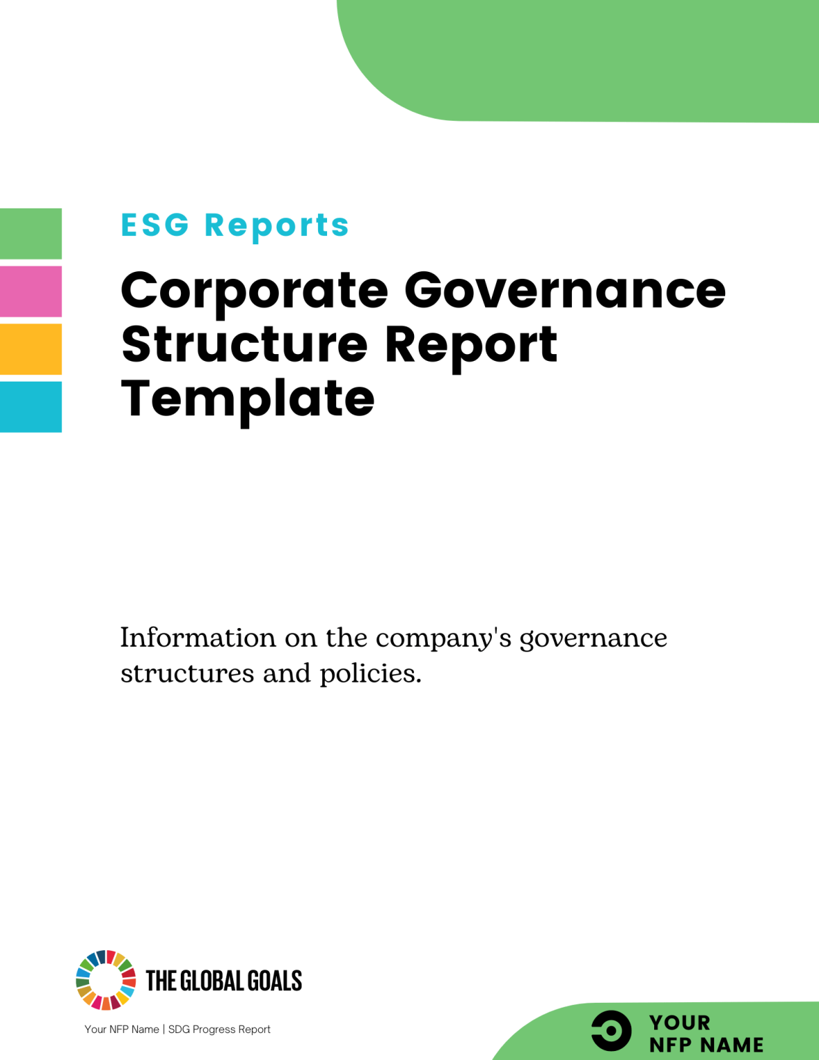 Corporate Governance Structure Report Template - ESG Reports Templates